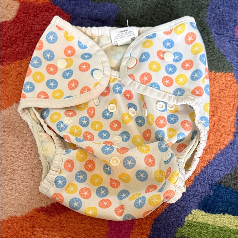 Thirsties diaper cover, GUC, size Two, Snap closure, adjustable snaps